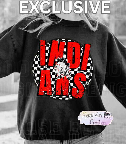 Indians Checkered Crew