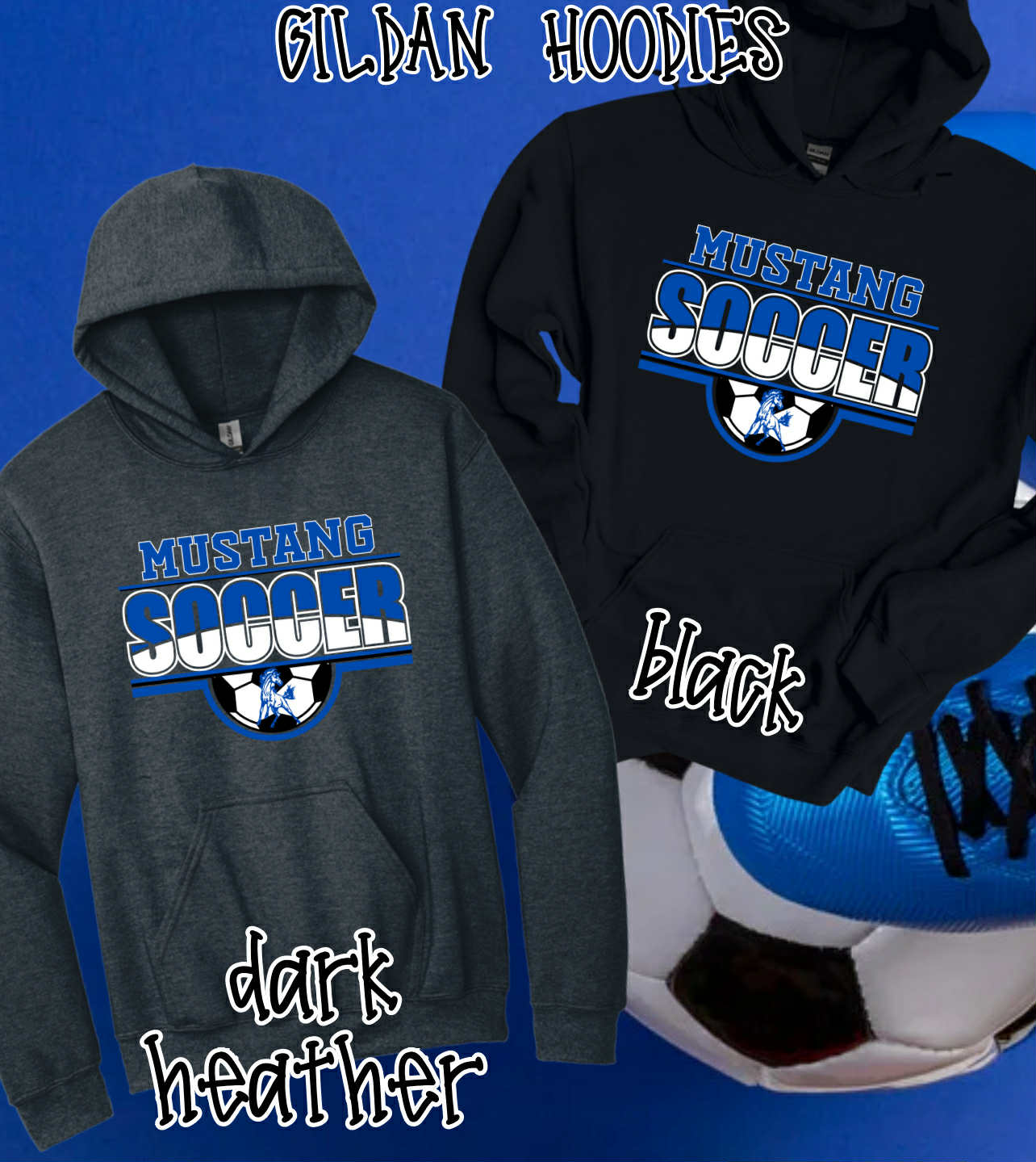 Mustang Soccer Hoodie