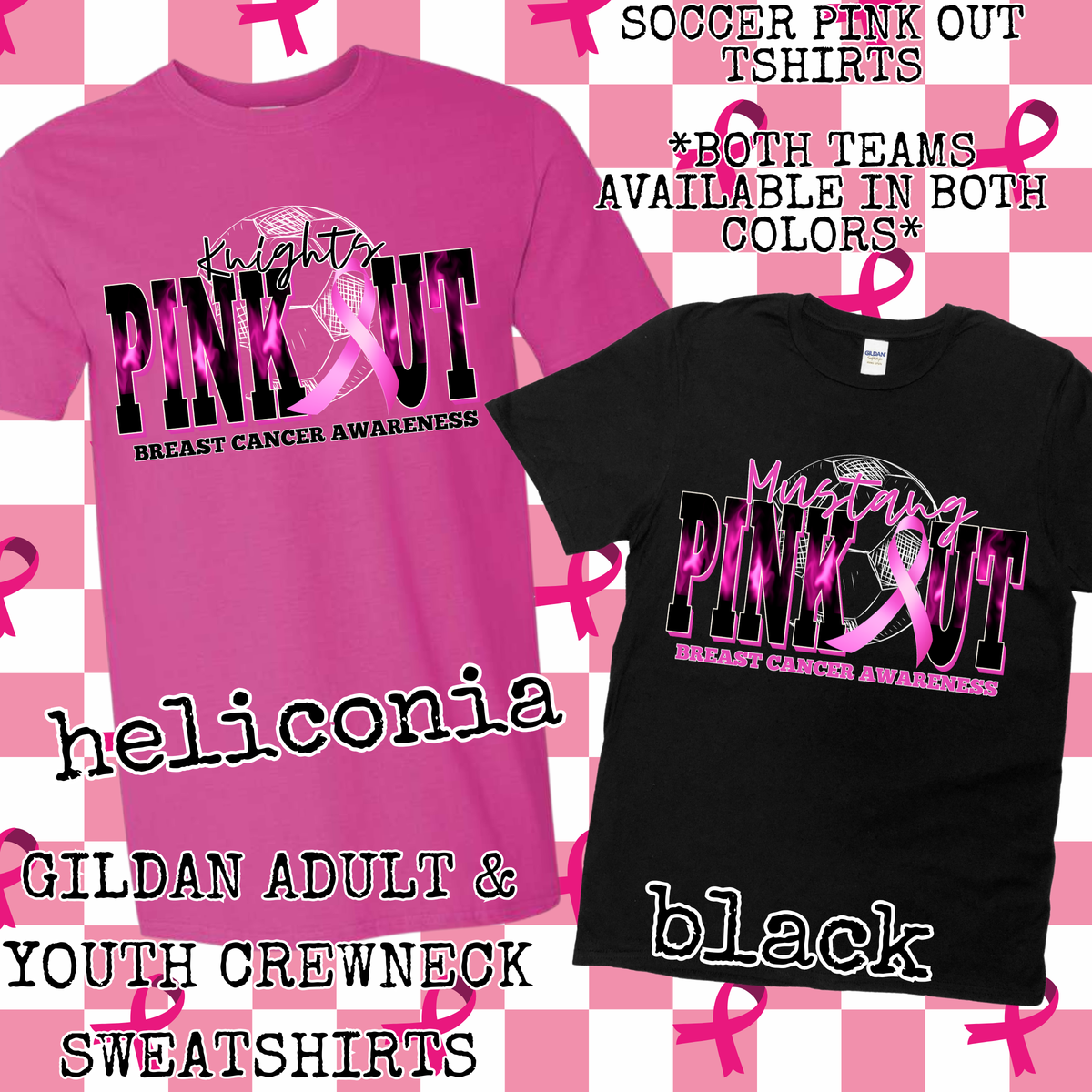 SOCCER PINK OUT TEE