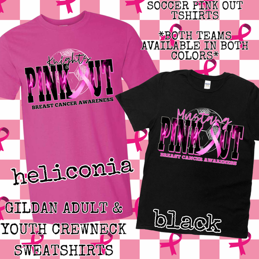 SOCCER PINK OUT TEE