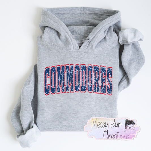 Commodores Grunge Hoodie