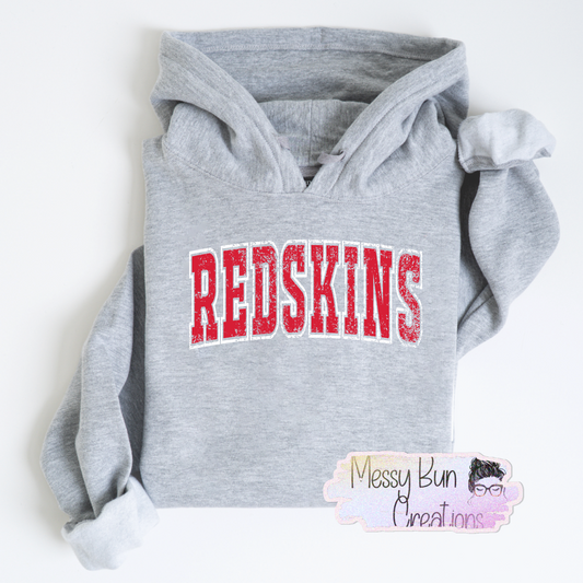 Redskins Grunge Hoodie